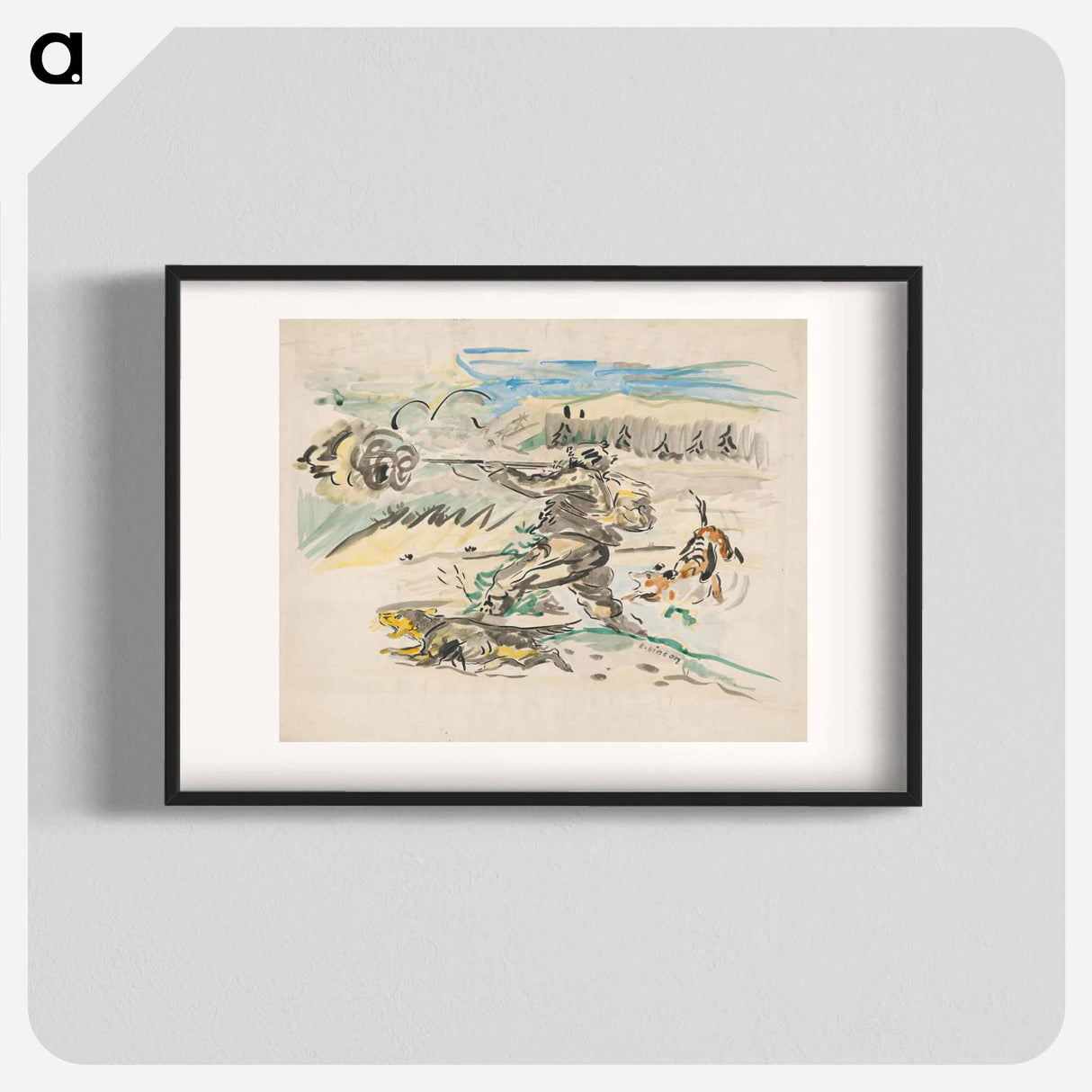 Shooting huntsman - アーノルド ピーター ワイズ クビンチャン Poster.