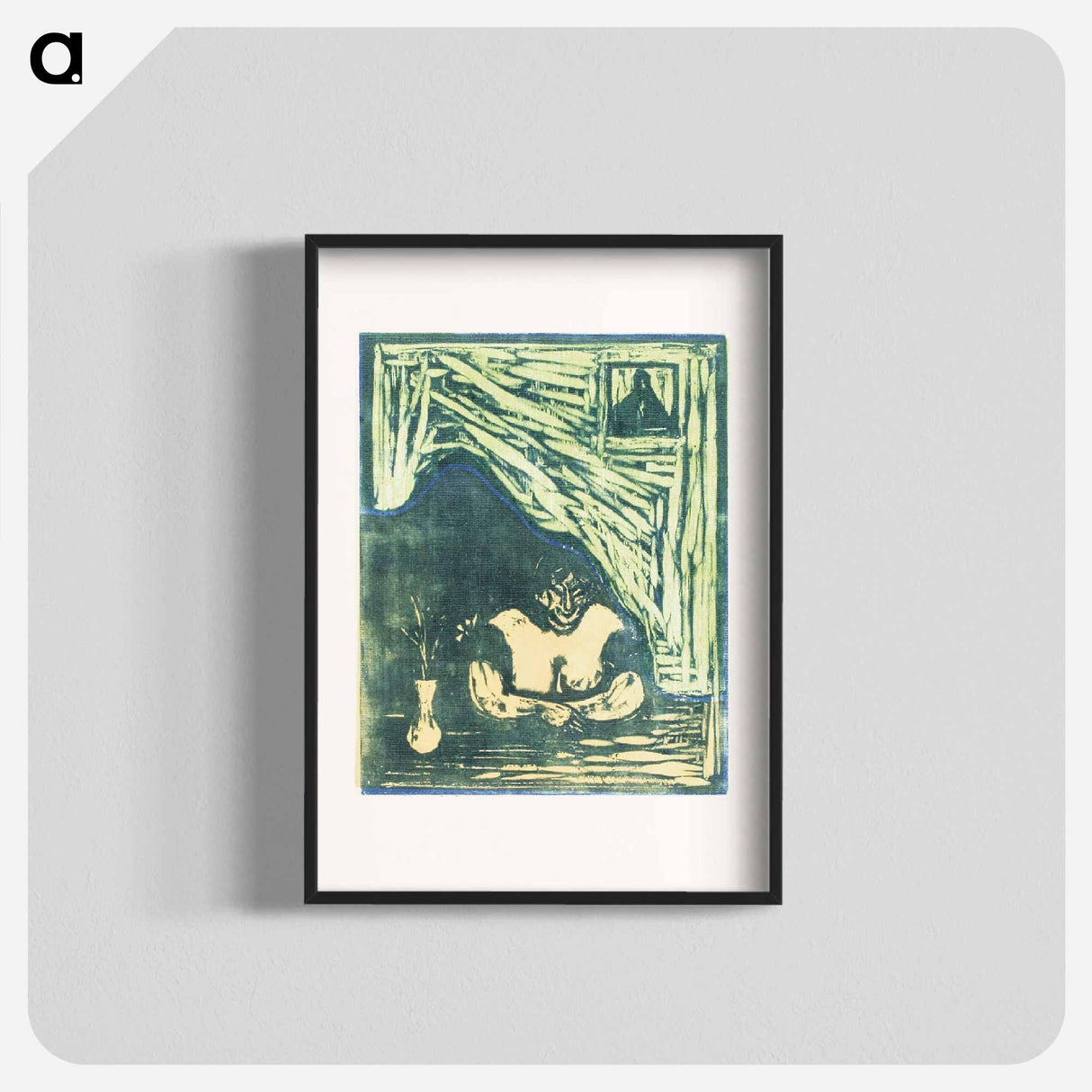 アートポスター-The Fat Whore - エドヴァルド ムンク Poster.