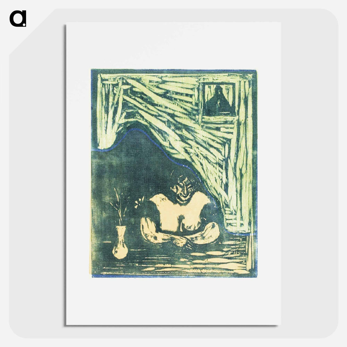 アートポスター-The Fat Whore - エドヴァルド ムンク Poster.