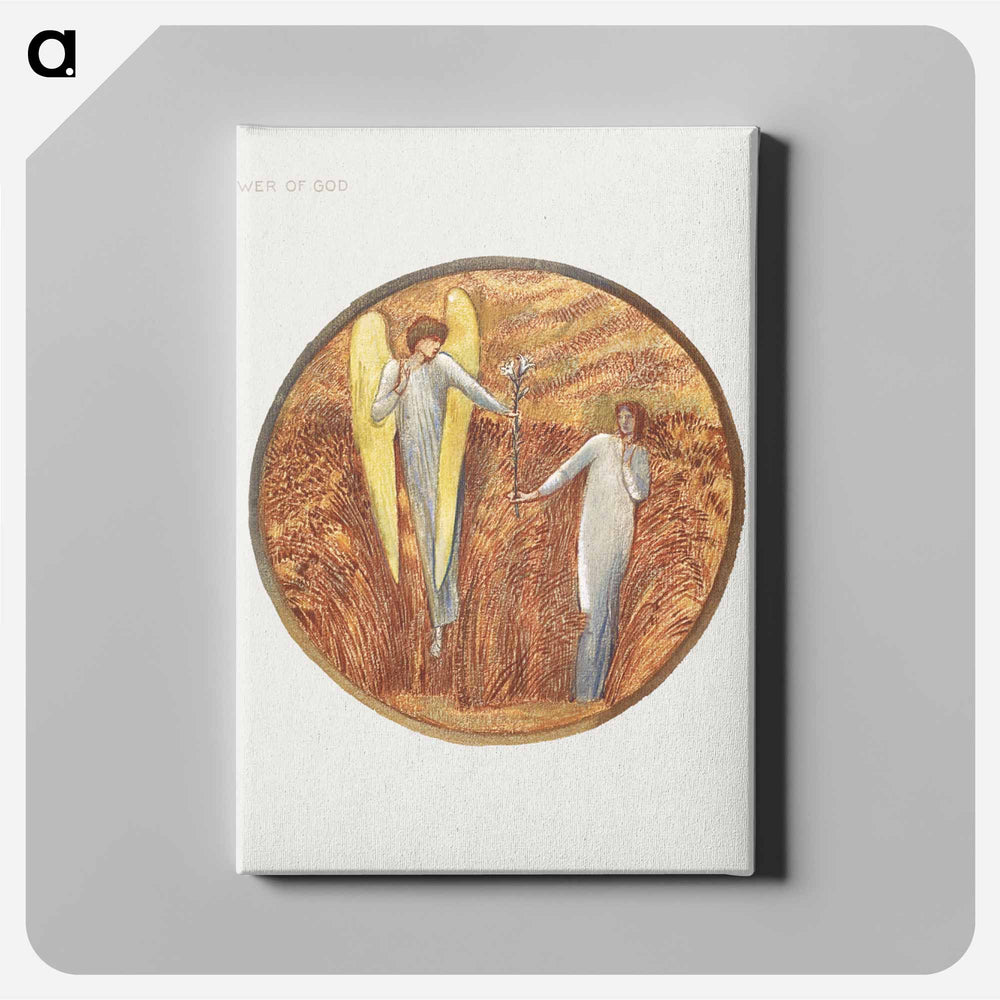 Flower of God - エドワード バーン ジョーンズ Canvas.