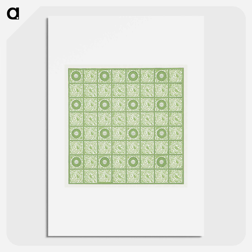 William Morris's Diaper pattern - William Morris Poster.