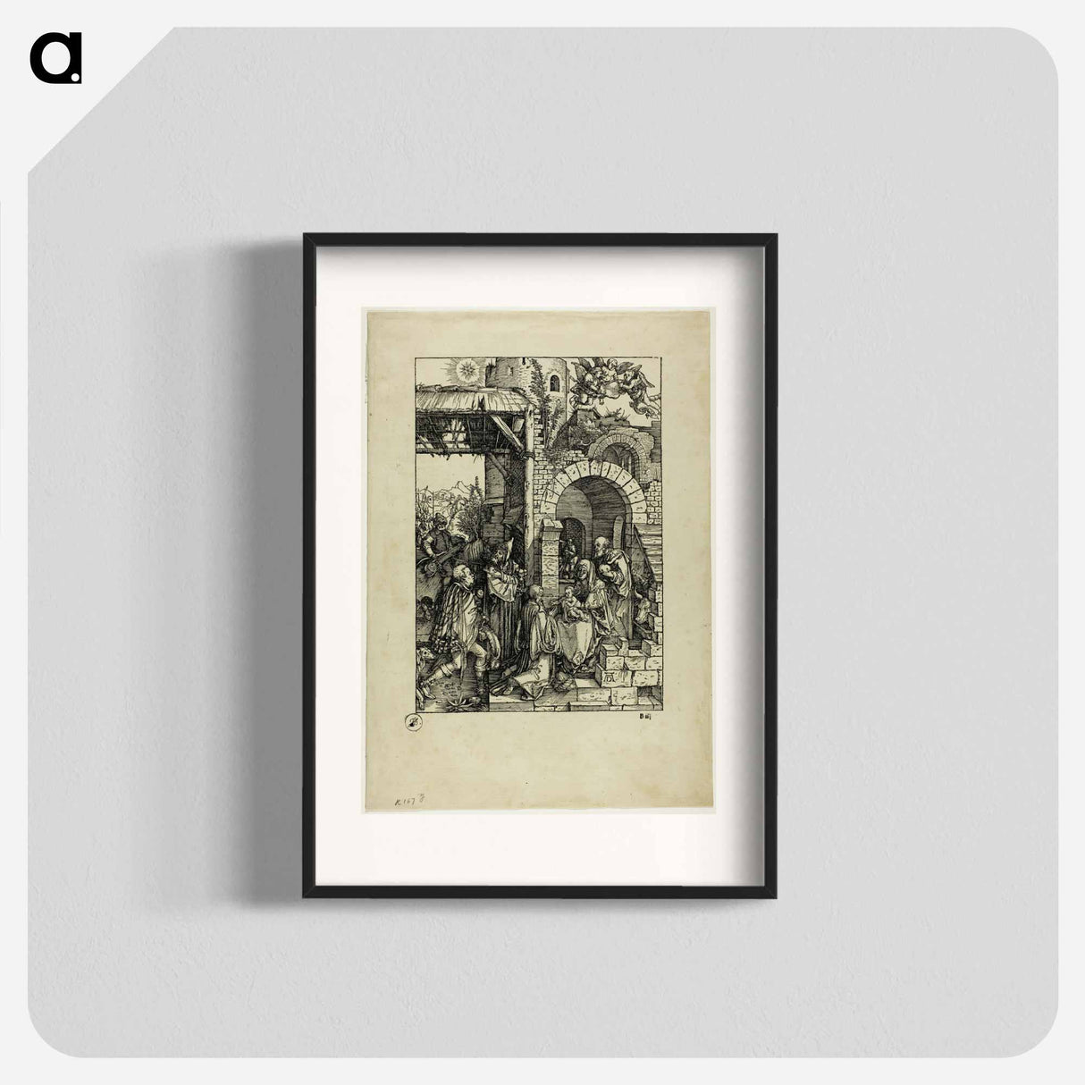 The Adoration of the Magi - アルブレヒト デューラー Poster.