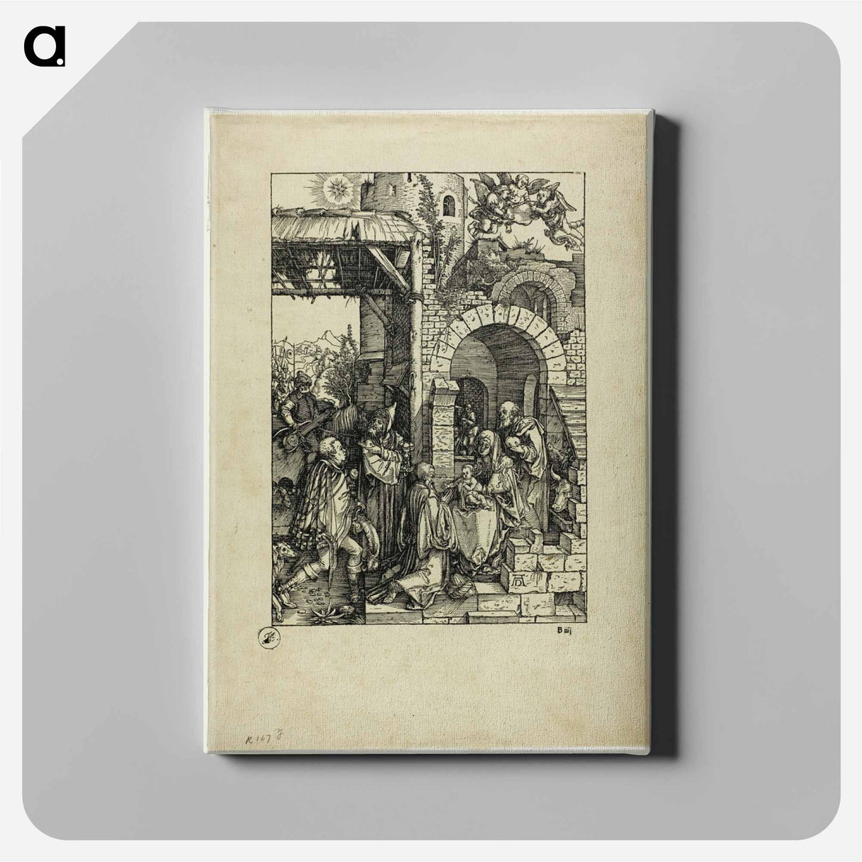 The Adoration of the Magi - アルブレヒト デューラー Canvas.
