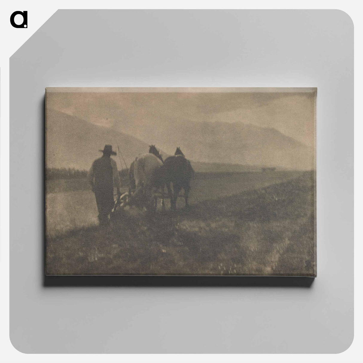 Ploughing - アルフレッド スティーグリッツ Canvas.