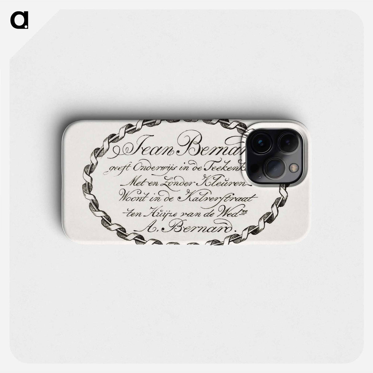 Jean Bernard's business card - ジャン ベルナール Phone Case.