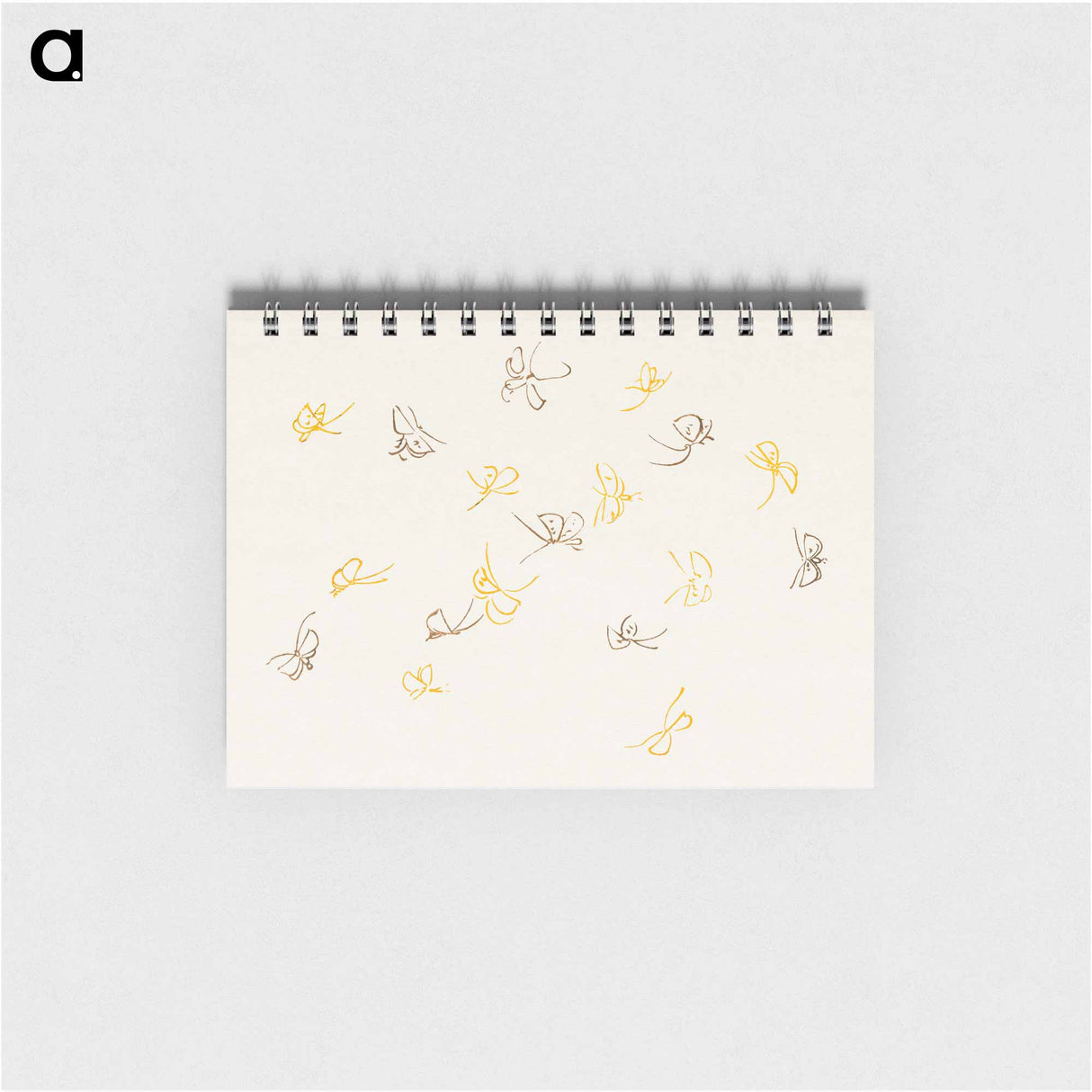 Abstract butterfly - 神坂 雪佳 Memo.