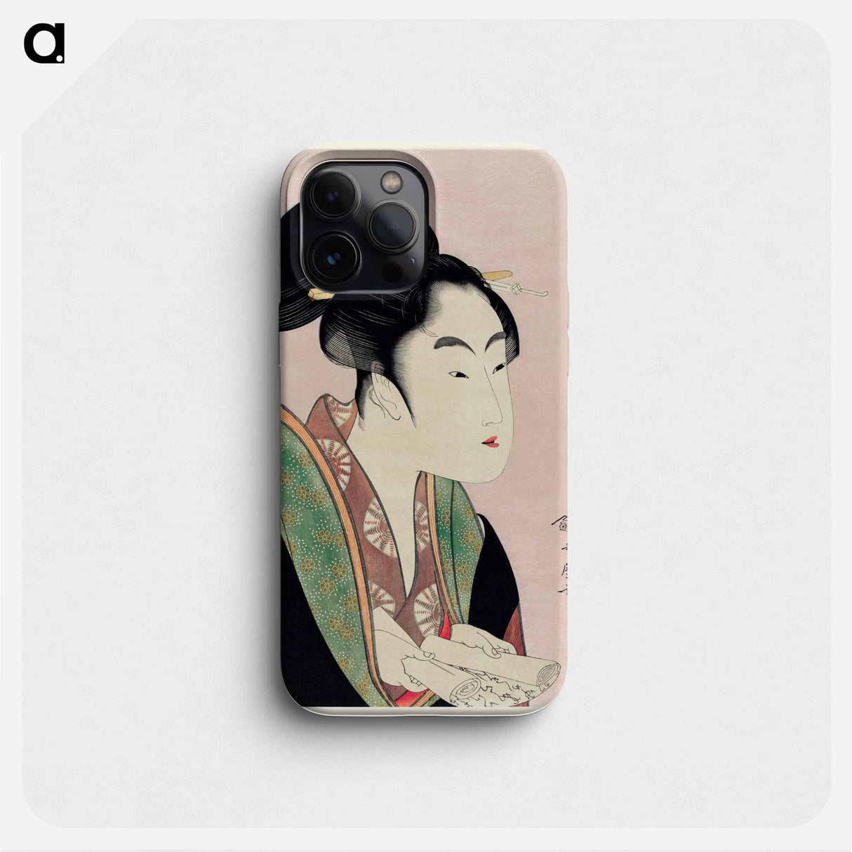 Yogoto ni au Koi - 喜多川 歌麿 Phone Case.