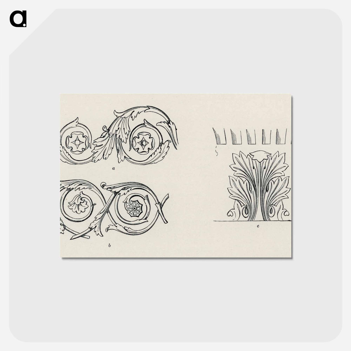 アートポストカード-Ornament
- 装飾の文法 Postcard.