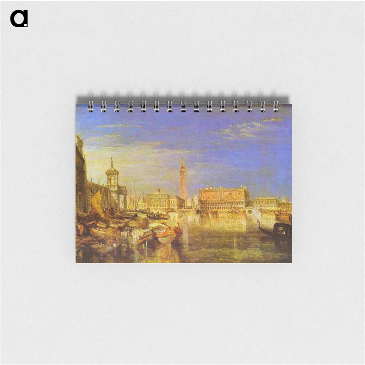 アートメモ帳-Bridge of Sighs, Ducal Palace and Custom House, Venice Canaletti Painting - ウィリアム ターナー Memo.
