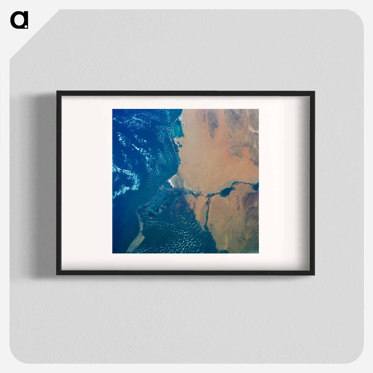 アートポスター-Nile Delta and Suez Canal as seen from Skylab 3
- 上空からの地球 Poster.