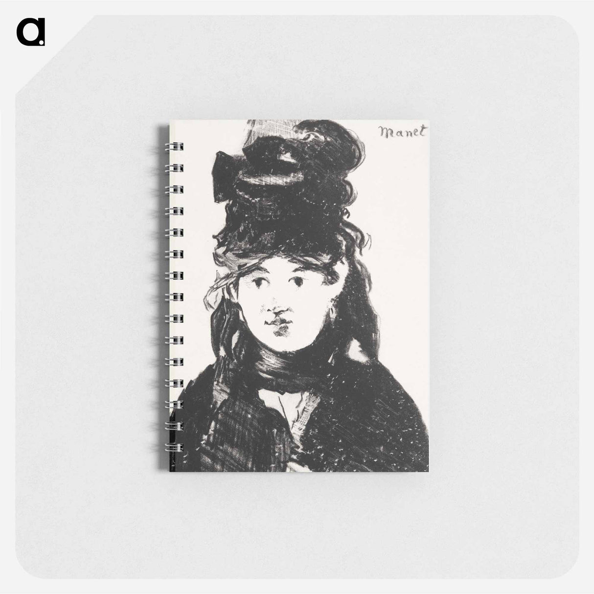 Berthe Morisot (In Black) - エドゥアール マネ Memo.