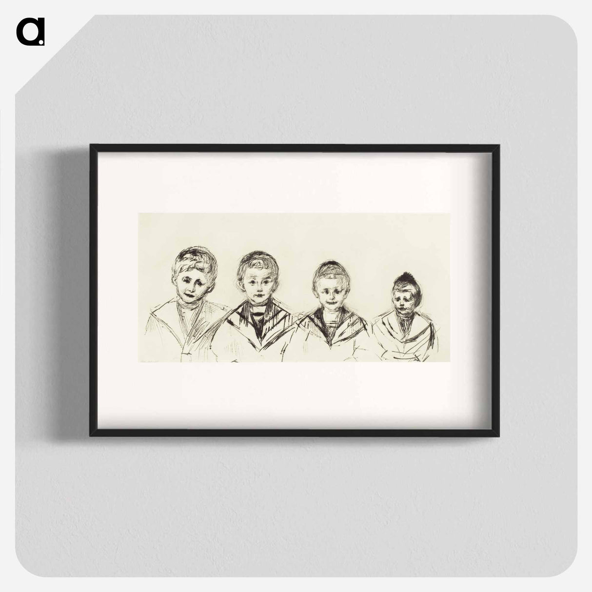 Dr. Linde’s Four Sons - エドヴァルド ムンク Poster.