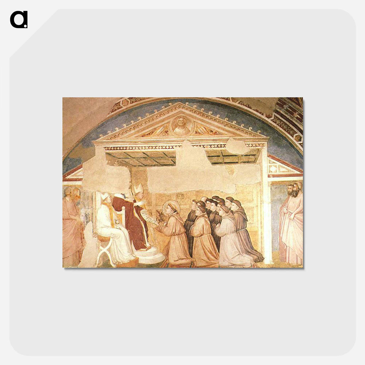 Confirmation of the Rule - ジョット ディ ボンドーネ Postcard.