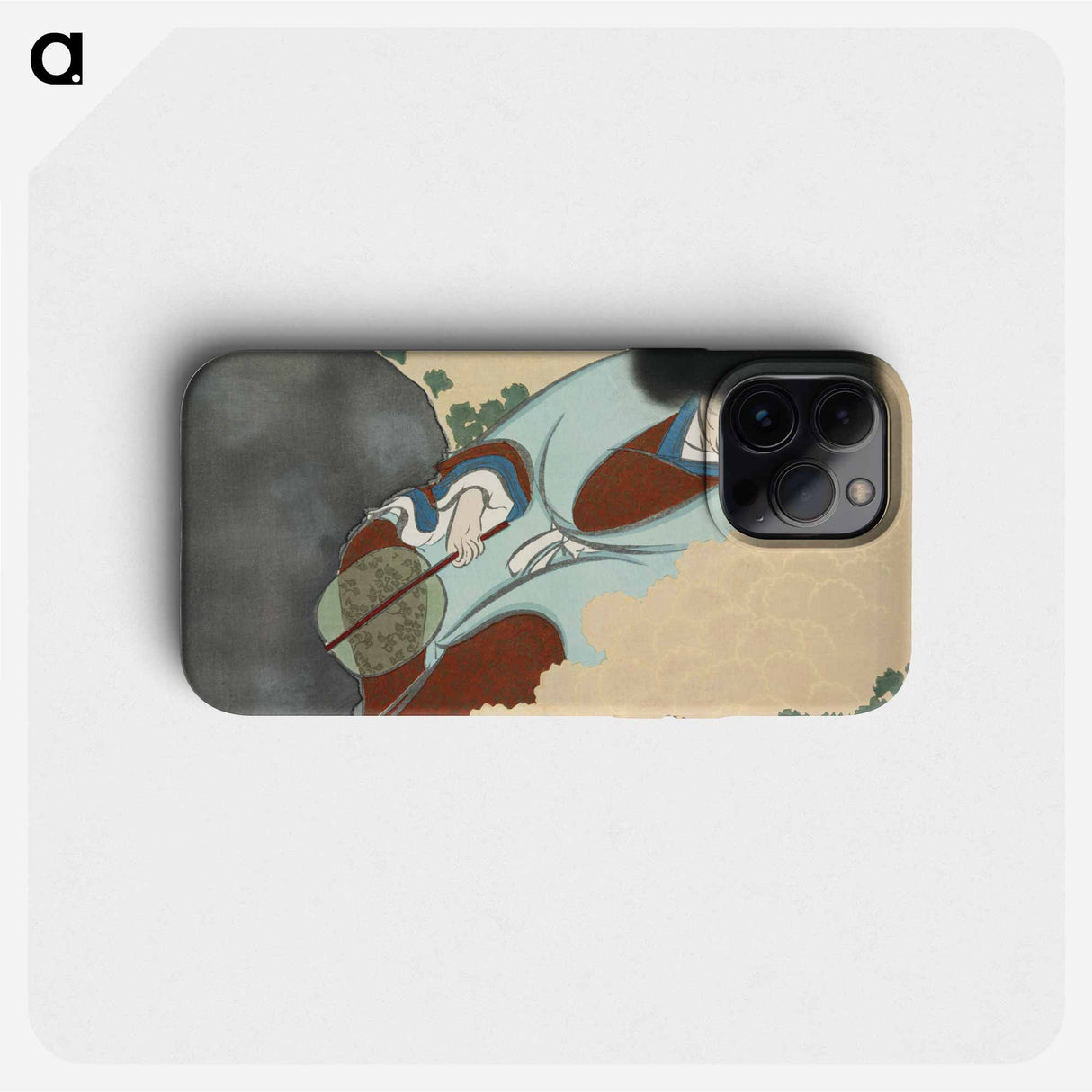 Chrysanthemums from Momoyogusa–Flowers of a Hundred Generations - 神坂 雪佳 Phone Case.