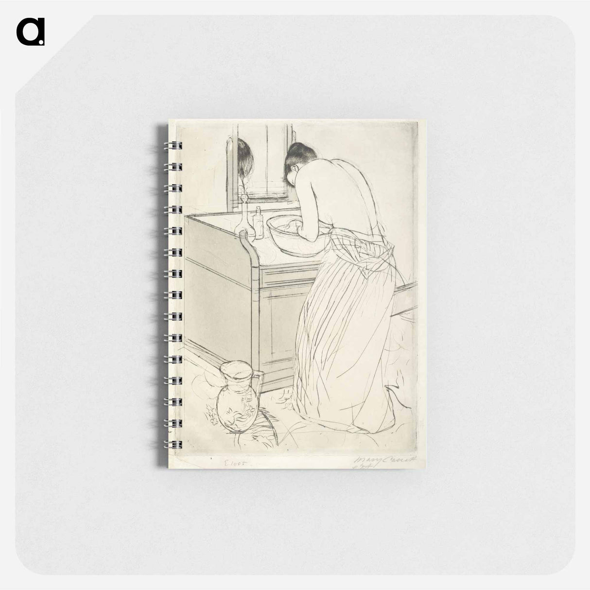 Woman Bathing - メアリー カサット Memo.