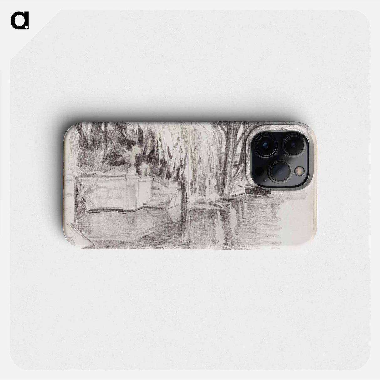 (unknown) part of a sketchbook - アルバート エーデルフェルト Phone Case.