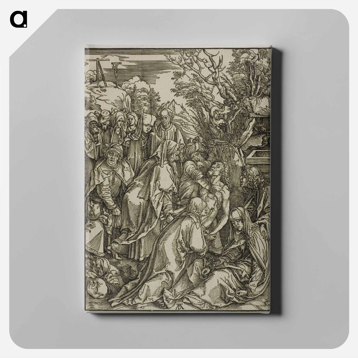 The Deposition - アルブレヒト デューラー Canvas.