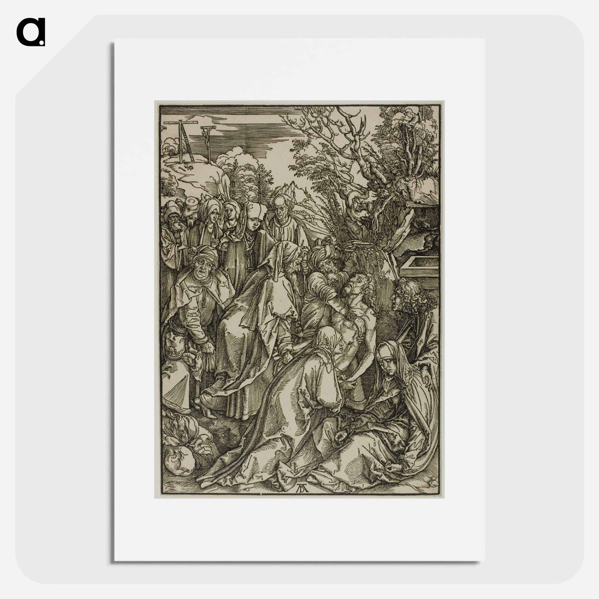 The Deposition - アルブレヒト デューラー Poster.