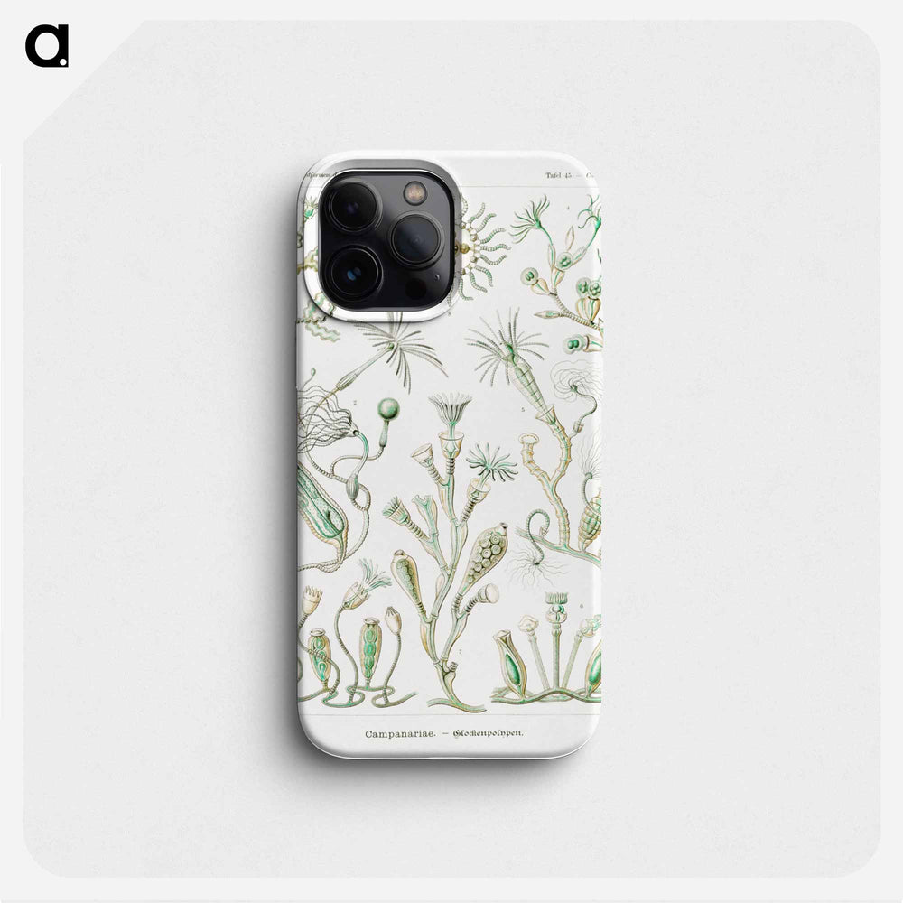 Campanariae–Glockenpolypen - エルンスト ヘッケル Phone Case.