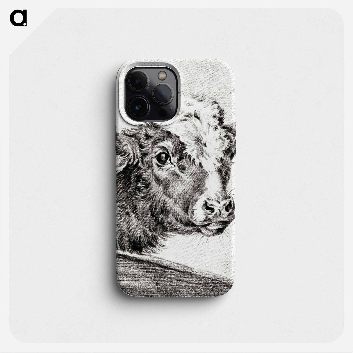 Head of a cow - ジャン ベルナール Phone Case.