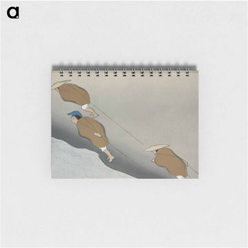Fishermen from Momoyogusa–Flowers of a Hundred Generations - 神坂 雪佳 Memo.