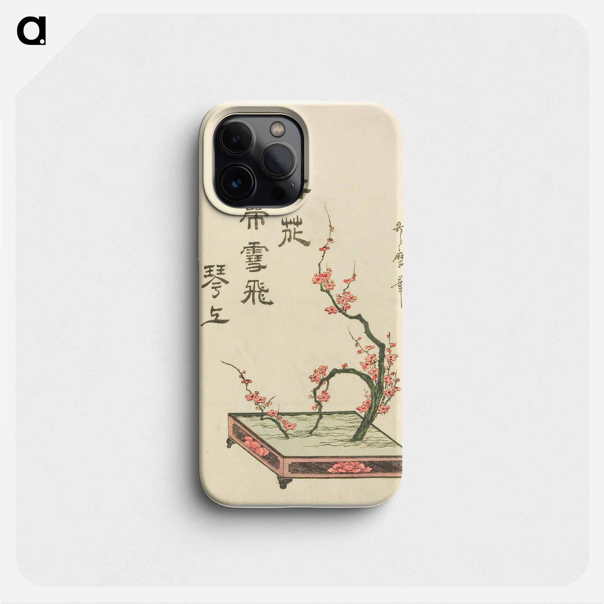 Ikebana arrangement of a plum branch - 喜多川 歌麿 Phone Case.