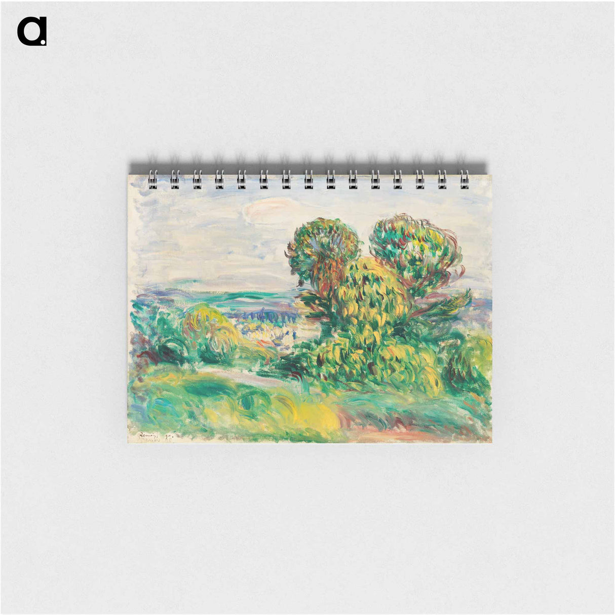 Landscape - ピエール オーギュスト ルノワール Memo.