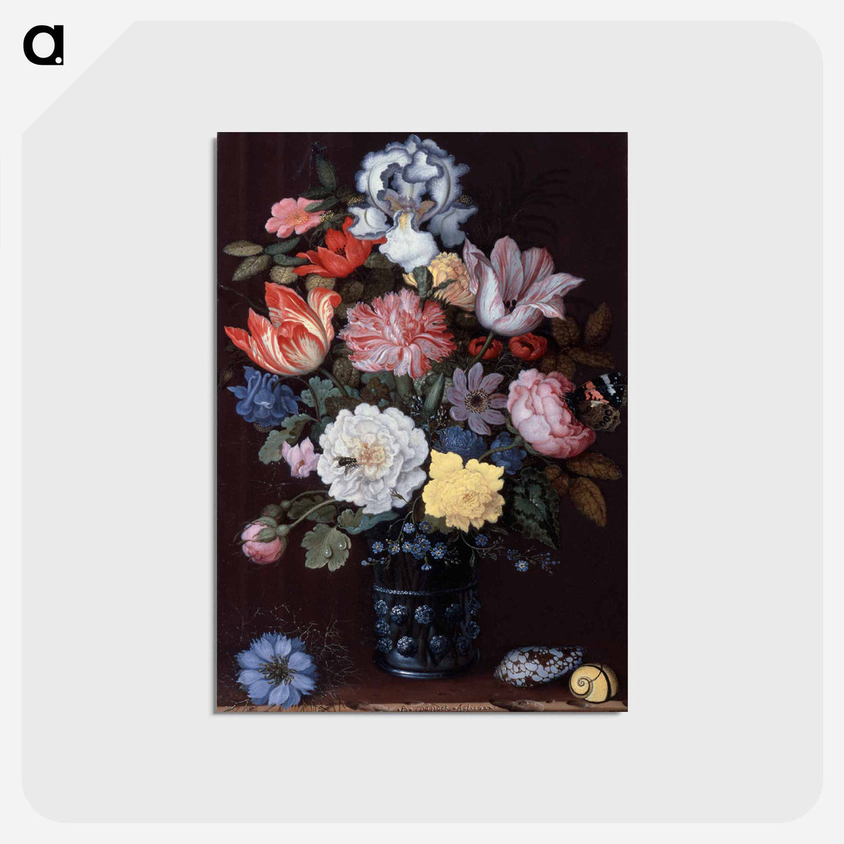 アートポストカード-Floral Still Life with Shells
- セントルイス美術館 Postcard.