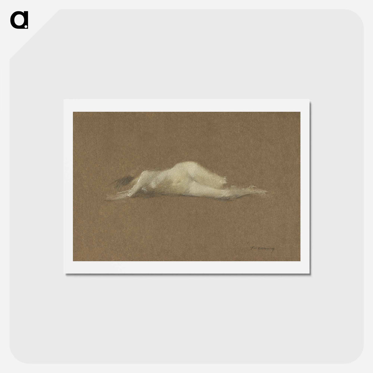 アートポストカード-Nude Woman on Her Side
- イェール大学アートギャラリー Postcard.