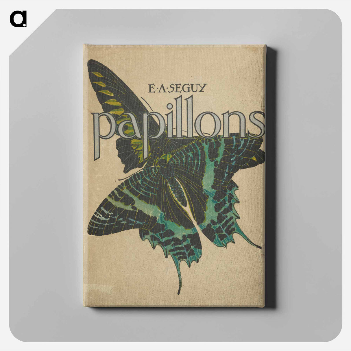 Papillons - E.A.セギー Canvas.