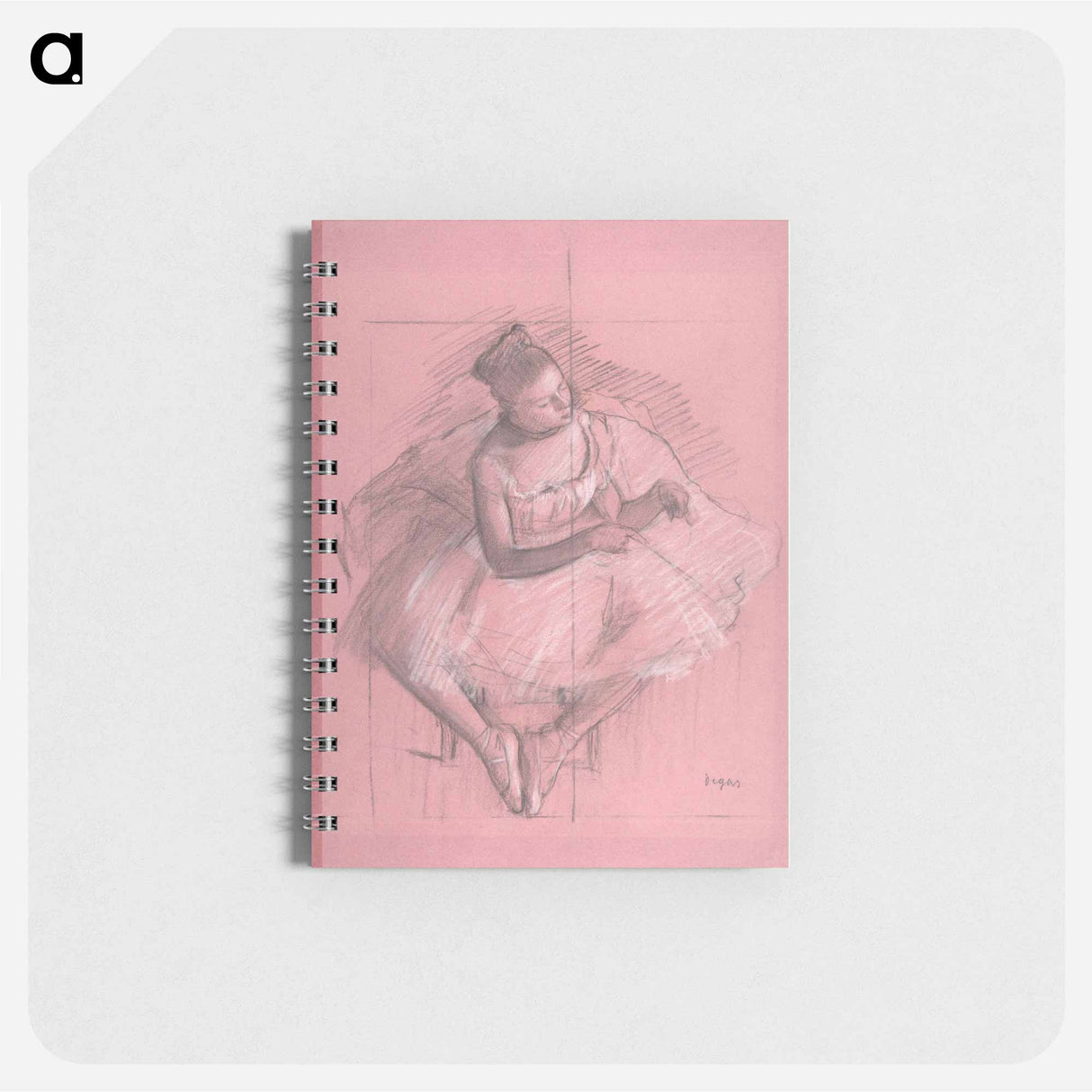 Seated Dancer - エドガー ドガ Memo.