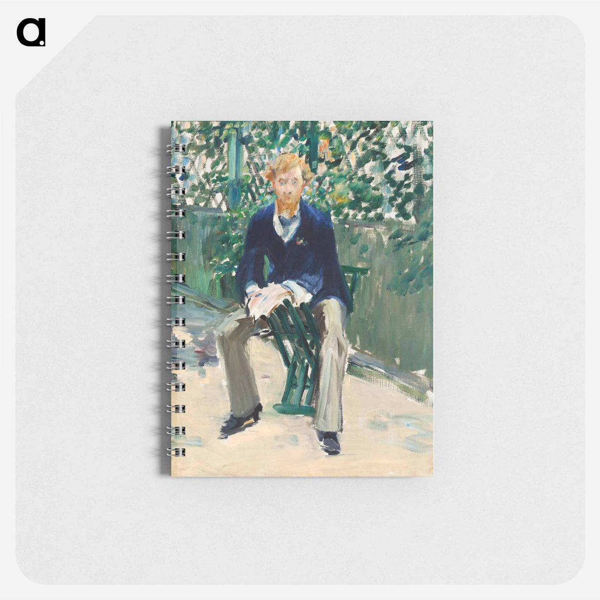 George Moore in the Artist's Garden - エドゥアール マネ Memo.