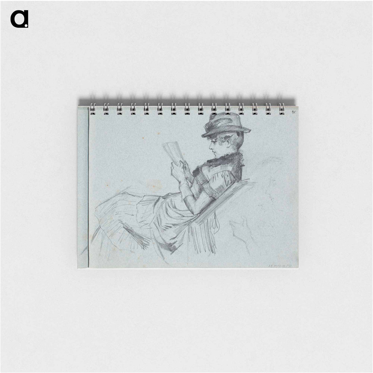 アートメモ帳-(unknown) part of a sketchbook - アルバート エーデルフェルト Memo.