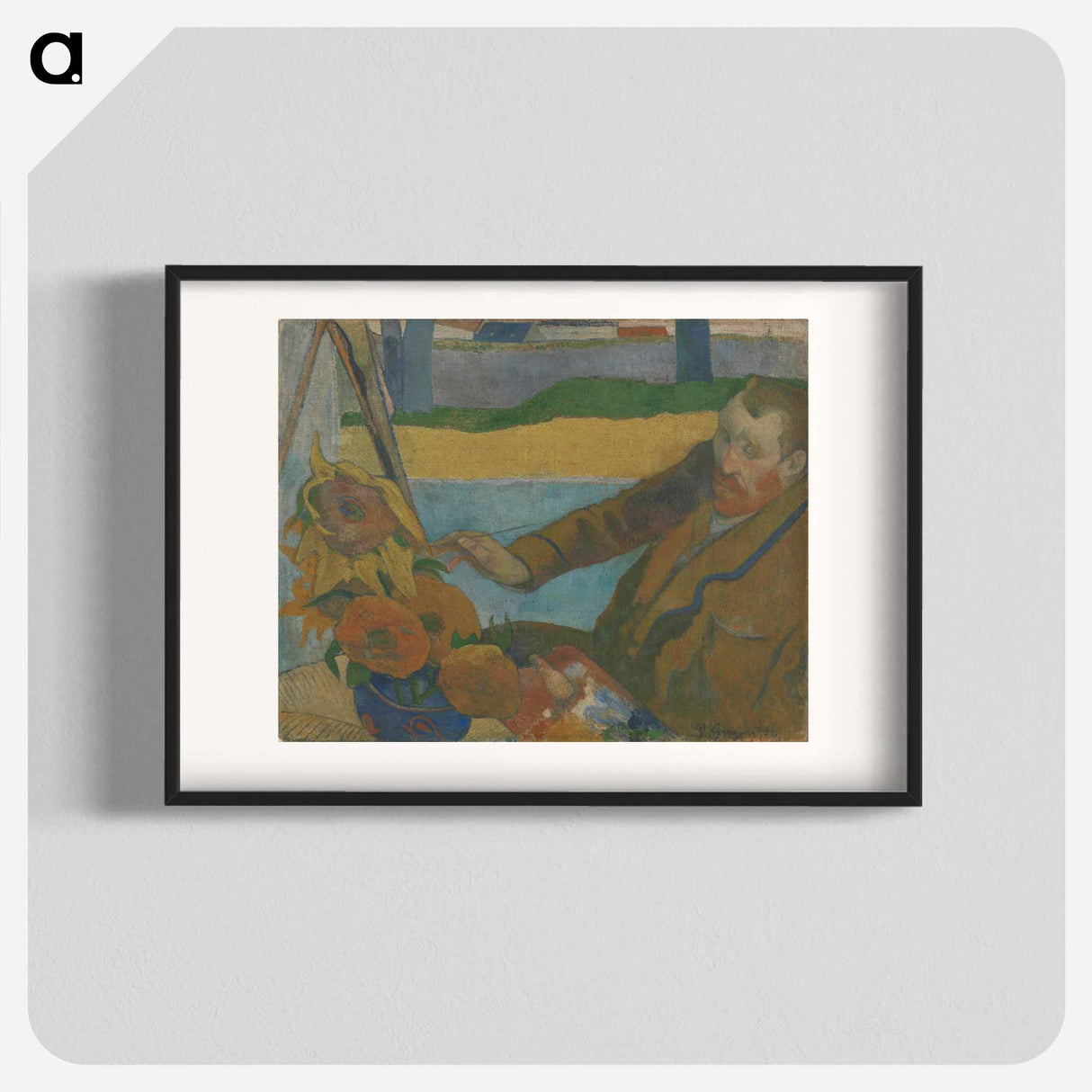 The Painter of Sunflowers - ポール ゴーギャン Poster.