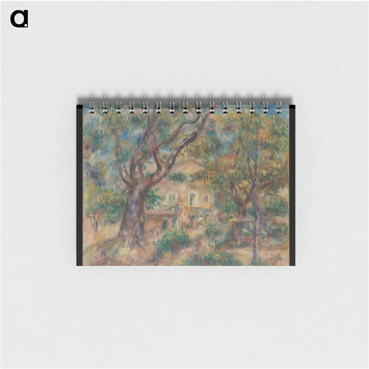 The Farm at Les Collettes, Cagnes - ピエール オーギュスト ルノワール Memo.