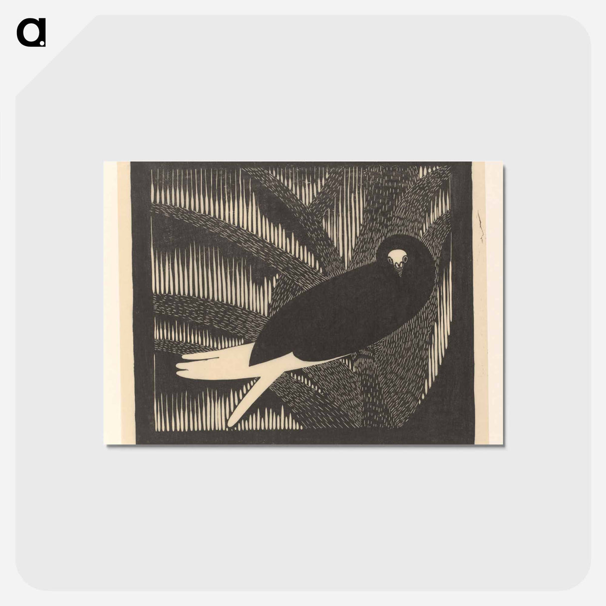 Duif in struikgewas (Engelse raadsheer)
- サミュエル ジェスルン Postcard.