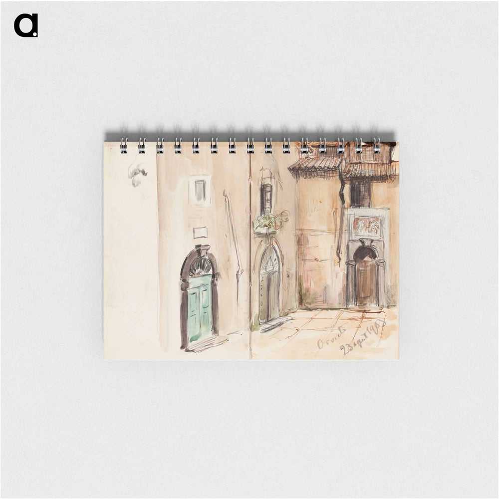 (unknown) part of a sketchbook - アルバート エーデルフェルト Memo.