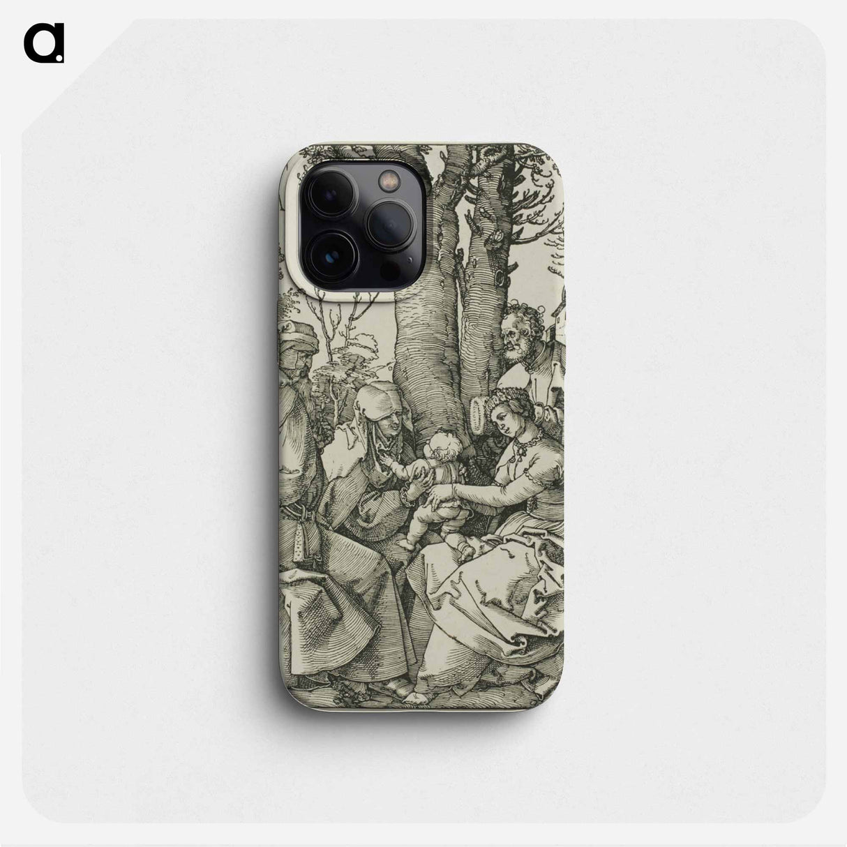 The Holy Family with Joachim and Saint Anne - アルブレヒト デューラー Phone Case.