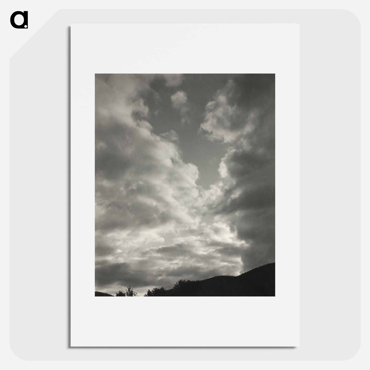 Music–A Sequence of Ten Cloud Photographs, No. II - アルフレッド スティーグリッツ Poster.