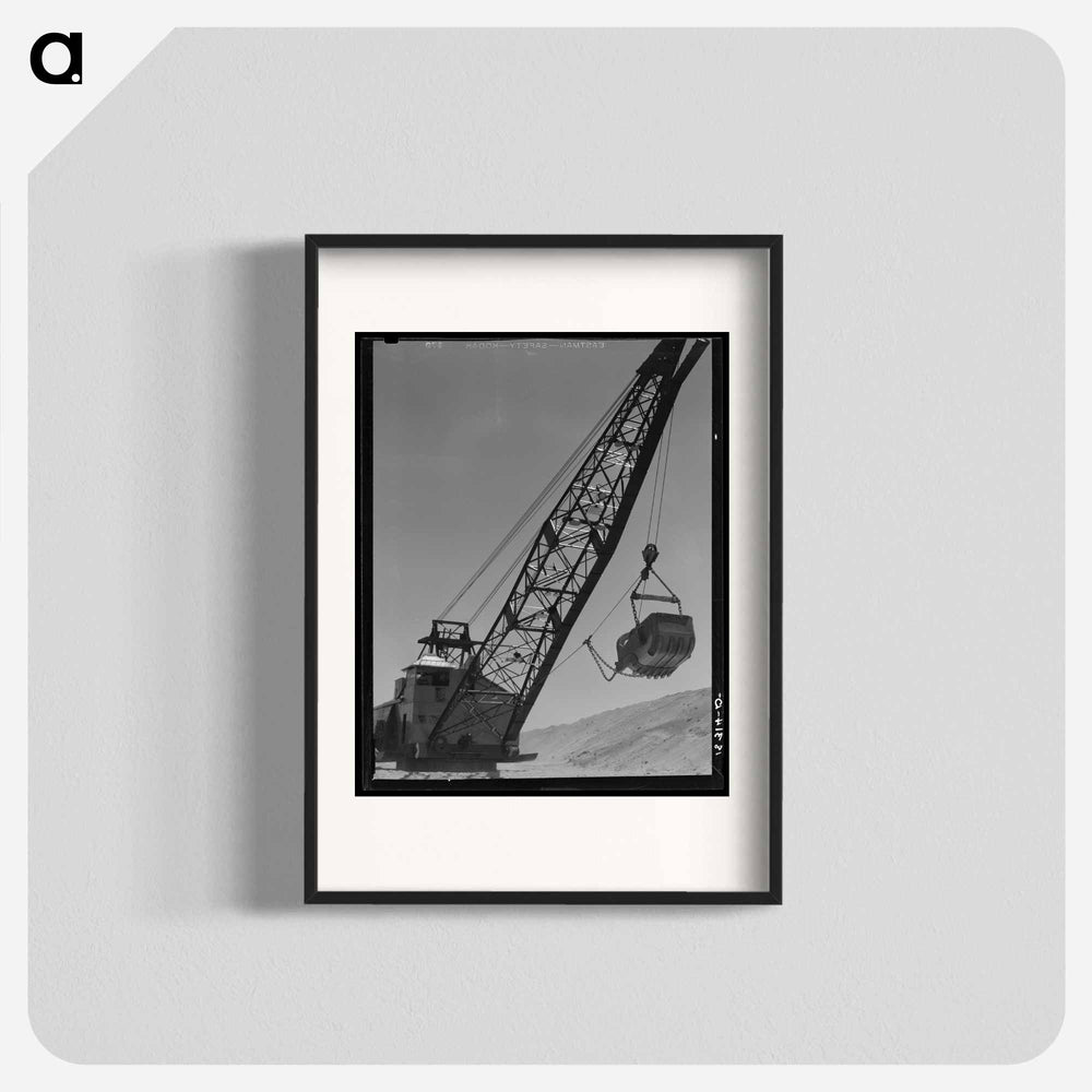 The All-American Canal under construction - Dorothea Lange Poster.