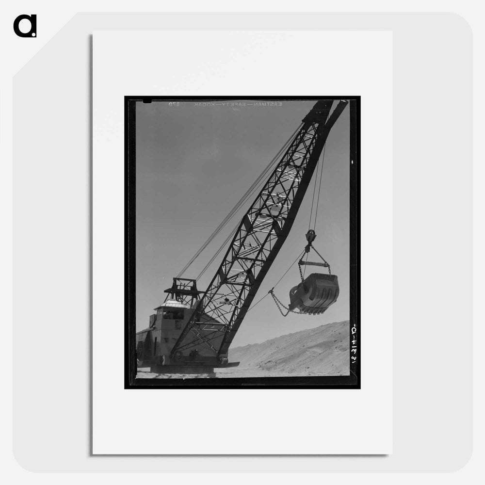 The All-American Canal under construction - Dorothea Lange Poster.