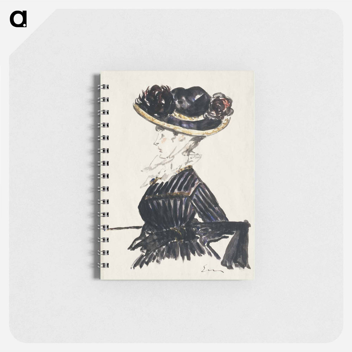 Woman in Large Har - エドゥアール マネ Memo.