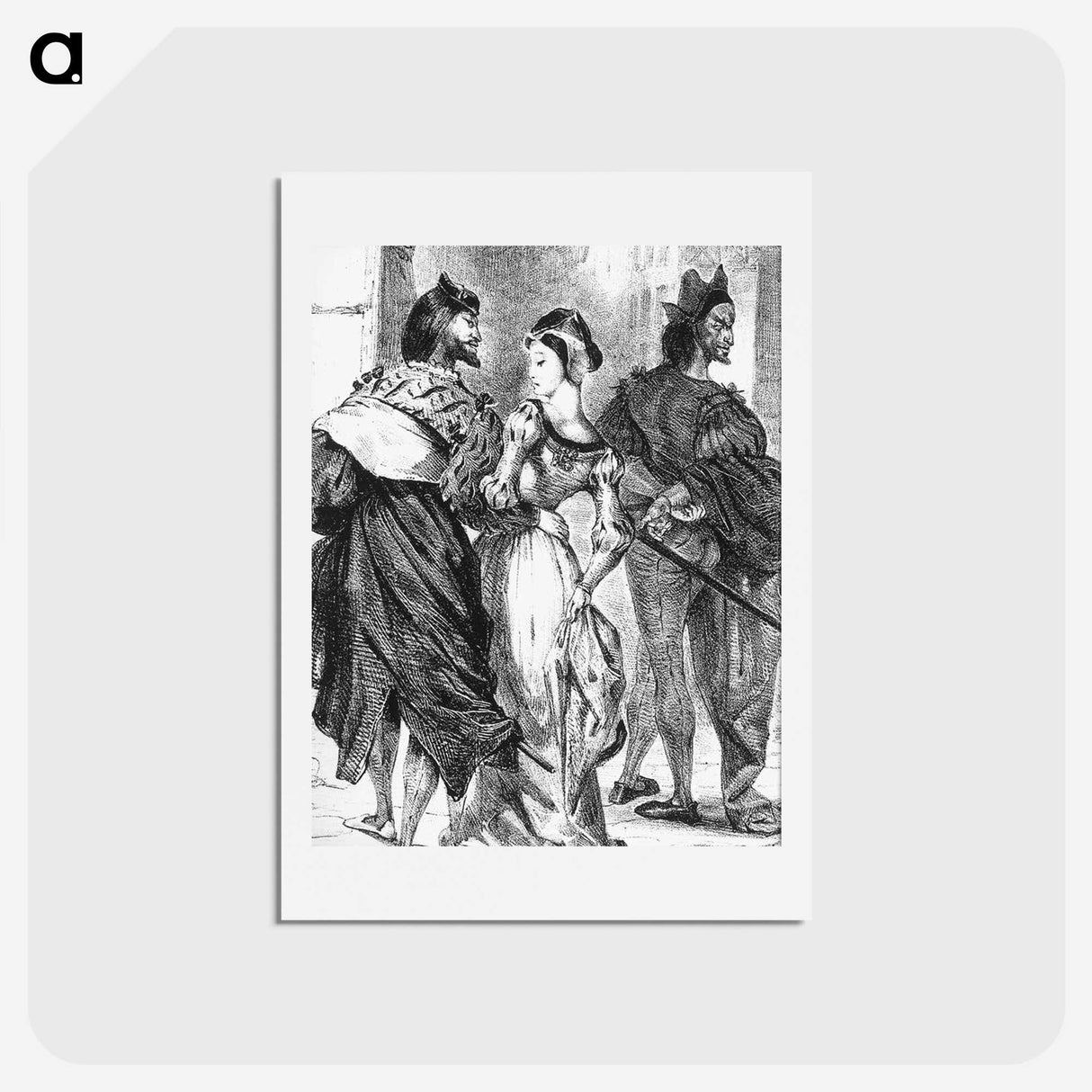 2-31_Eugene-Delacroix_hagaki