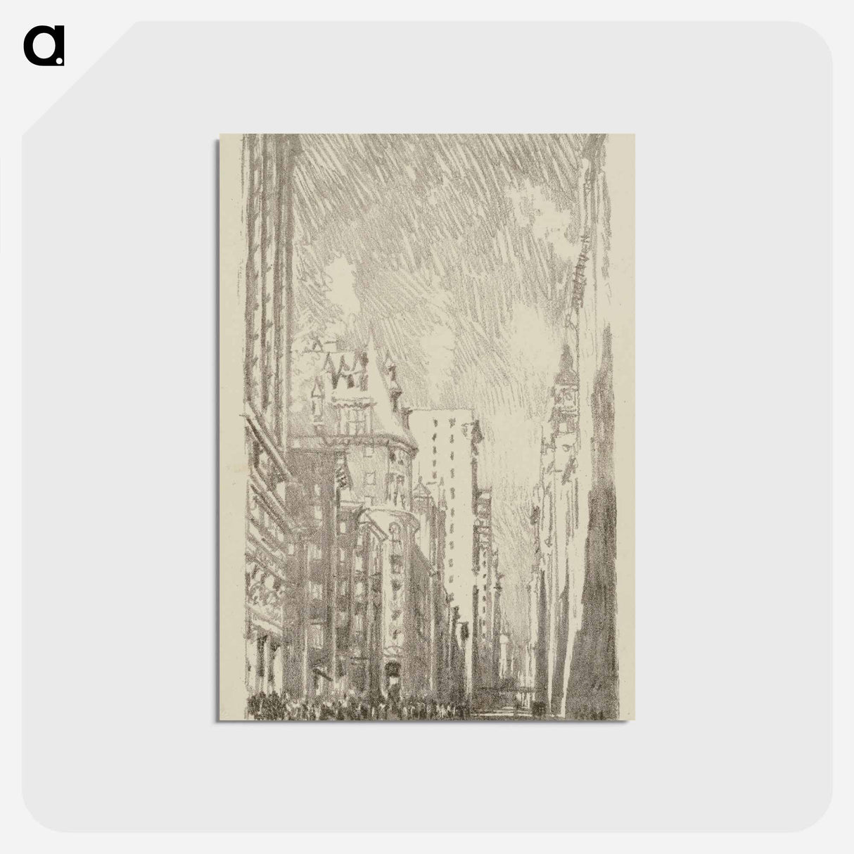 アートポストカード-Broadway from Bowling Green
- ジョセフ ペネル Postcard.