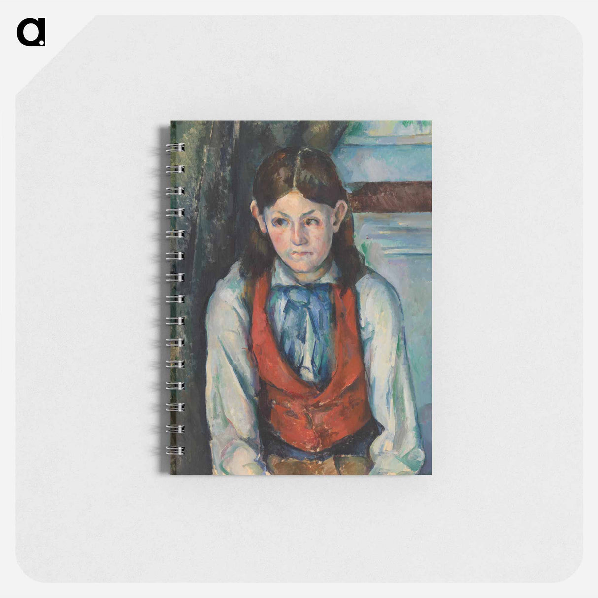 アートメモ帳-Boy in a Red Vest - ポール セザンヌ Memo.