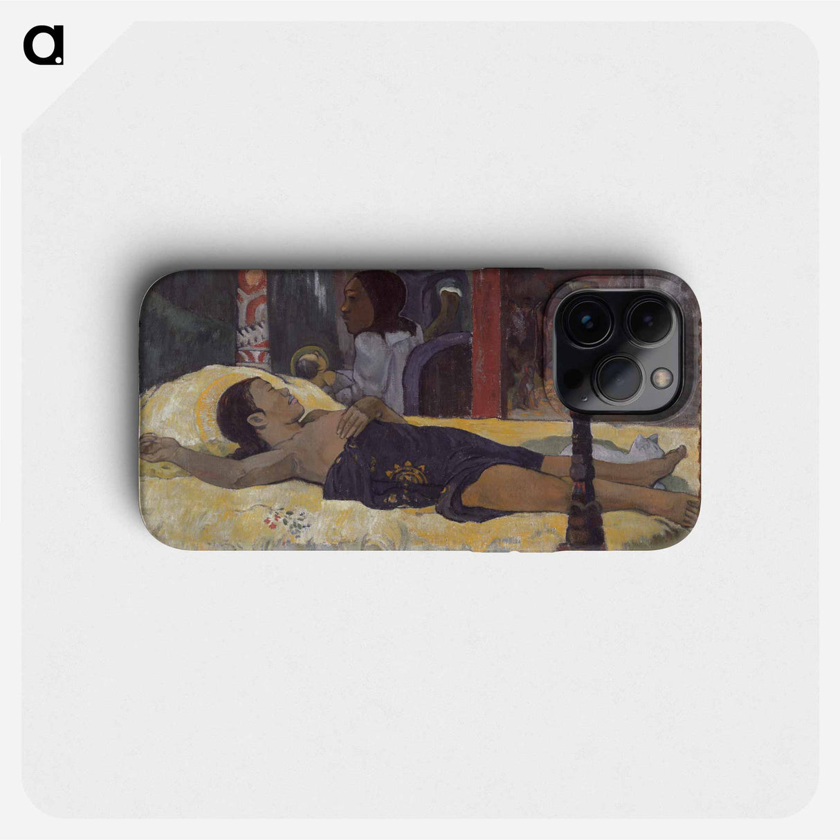 The Birth of Christ (The Flower of Life) - Paul Gauguin Phone Case.