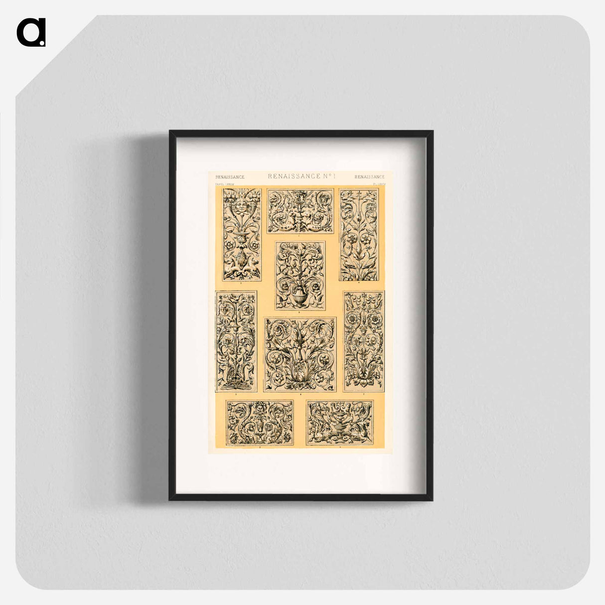 アートポスター-Nineteenth-Century Ornament Pattern
- 装飾の文法 Poster.
