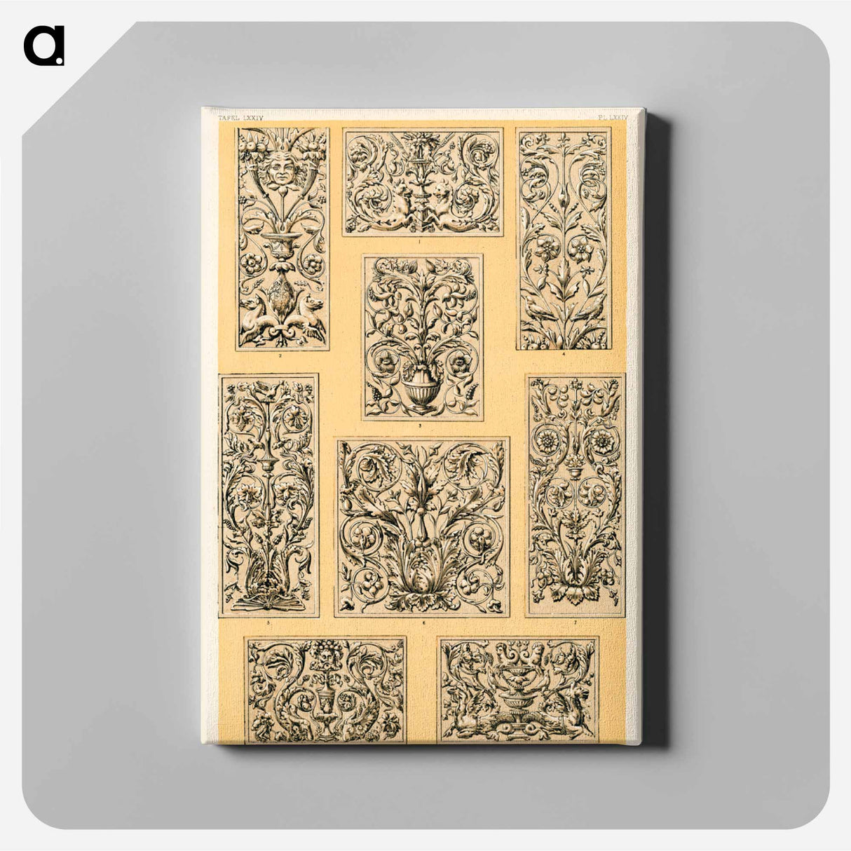 アートパネル-Nineteenth-Century Ornament Pattern
- 装飾の文法 Canvas.