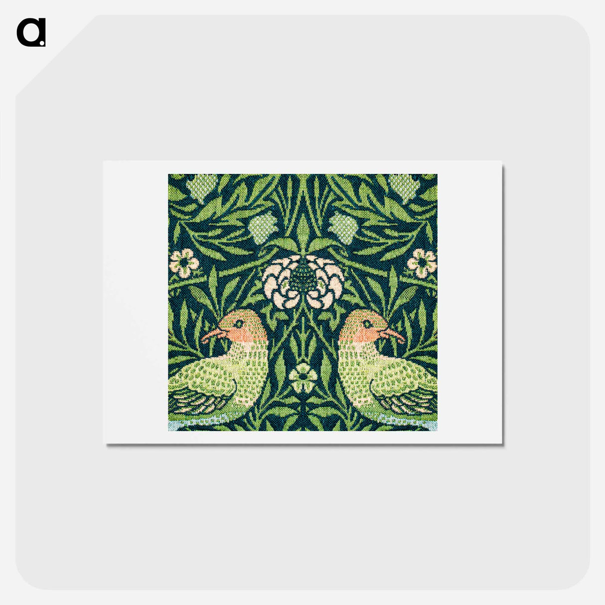 アートポストカード-Fragment pattern - ウィリアム モリス Postcard.