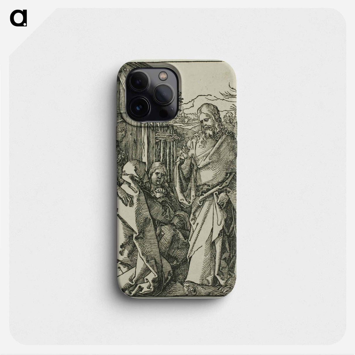 Christ Taking Leave of His Mother - アルブレヒト デューラー Phone Case.